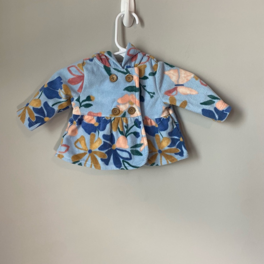 Carter’s newborn Floral Jacket with hoodie